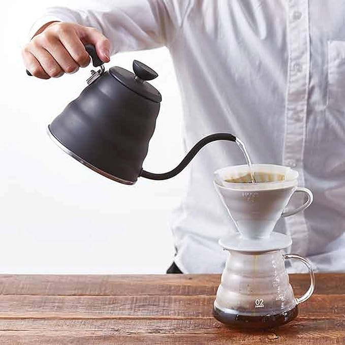 Hario | Buono Brew Drip Kettle | 800 ml | Stainless Steel | Matte Black