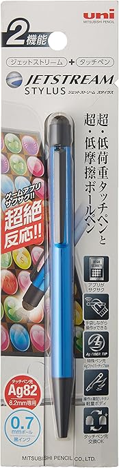 Uni Jetstream 0.7mm Ballpoint Single Color Ballpoint Pen & Touch Pen [Pink]