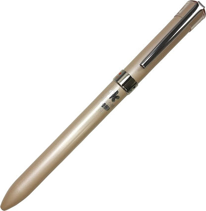 uni Mitsubishi Pencil Jetstream F Series 0.5mm Ballpoint Pen, Silky Gold, SXE360105.25, 3-Color, Easy to Write