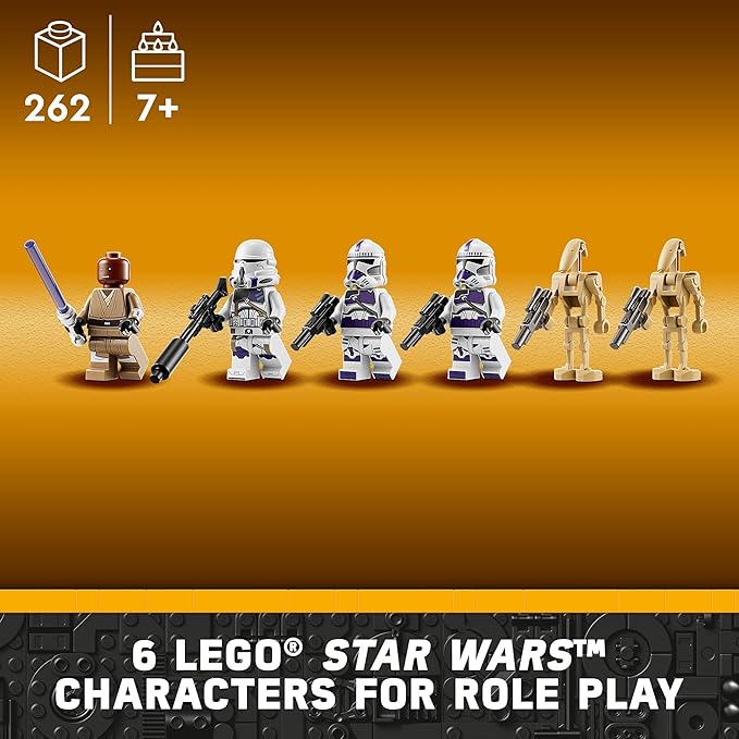 LEGO Star Wars Republic Fighter Tank 75342 Building Kit (262 Pieces)