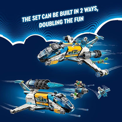 LEGO 71460 DREAMZzz Mr. Oz Space Bus 2 Way Buildable Spaceship Toy with Mateo Z-Blob & Logan Creative Adventure Toys Gift for Kids Boys Girls