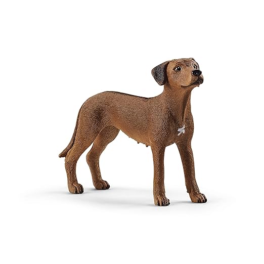 SCHLEICH Farm World, Animal Figurine, Farm Toys for Boys and Girls 3-8 Years Old, Rhodesian Ridgeback