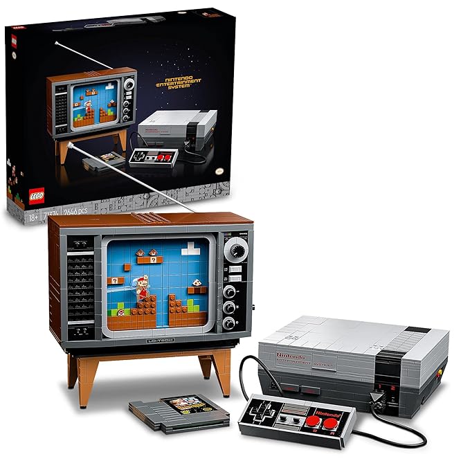 LEGO Nintendo Entertainment System 71374 NES Building Kit (2,646 Pieces) Multicolor