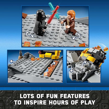 Lego Star Wars Disney Plus Obi-Wan Kenobi Vs. Darth Vader 75334 Building Toy Set For Kids, Boys, And Girls Ages 8+; Birthday Idea (408 Pieces)