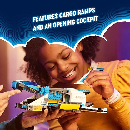 LEGO 71460 DREAMZzz Mr. Oz Space Bus 2 Way Buildable Spaceship Toy with Mateo Z-Blob & Logan Creative Adventure Toys Gift for Kids Boys Girls