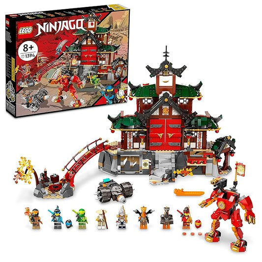 LEGO Ninjago Ninja Dojo Temple 71767 Building Kit (1,394 Pcs),Multicolor