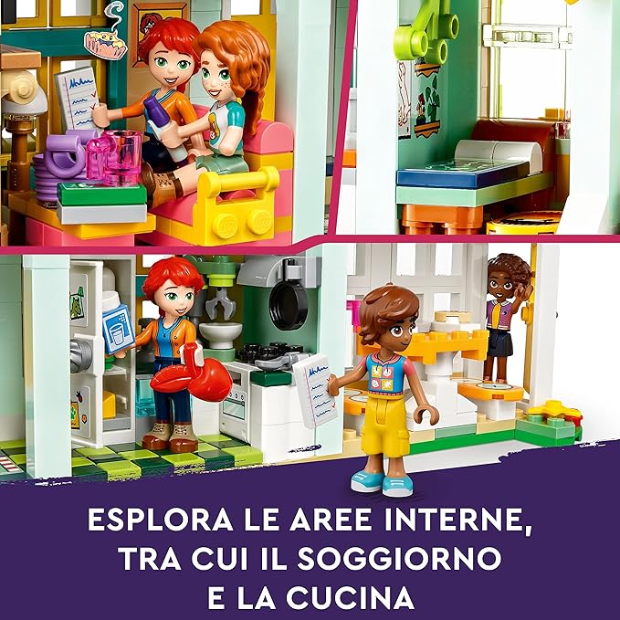 LEGO Friends Autumn's House 41730 Building Toy Set (853 Pieces), Multi Color