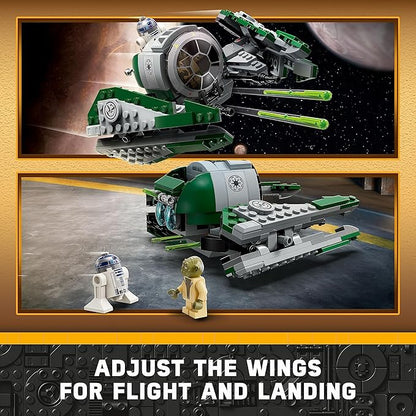 LEGO Star Wars Yoda’s Jedi Starfighter 75360 Building Toy Set (253 Pieces)