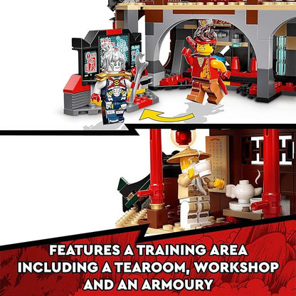 LEGO Ninjago Ninja Dojo Temple 71767 Building Kit (1,394 Pcs),Multicolor