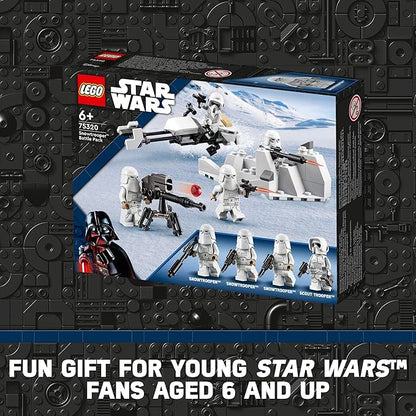 LEGO Star Wars Snowtrooper Battle Pack 75320; Toy Building Kit for Kids Aged 6 and up (105 Pieces) Multicolor
