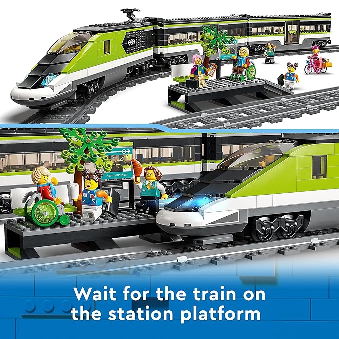 LEGO City Express Passenger Train 60337 Building Kit (764 Pieces)