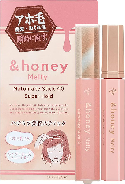 & Honey Mato Makeup Stick, Super Hold 2 Piece Set [Ahoo Hair Mascara]
