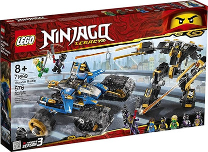 LEGO Ninjago Legacy Thunder Raider 71699 Ninja Mech Adventure Toy Building Kit, New 2020 (576 Pieces)