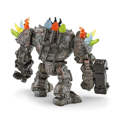 Schleich Eldrador 20-Piece Robot Toy Playset for Boys and Girls Ages 7+, Master Robot with Mini Creature, Multi