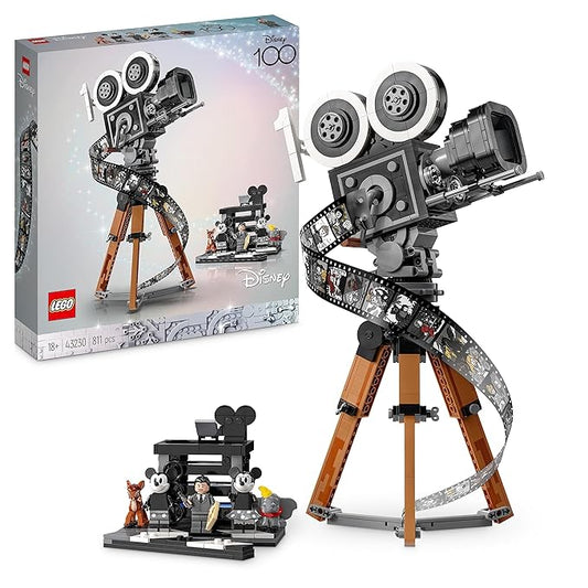 LEGO Disney Walt Disney Tribute Camera 43230 Building Kit (811 Pieces),Multicolor