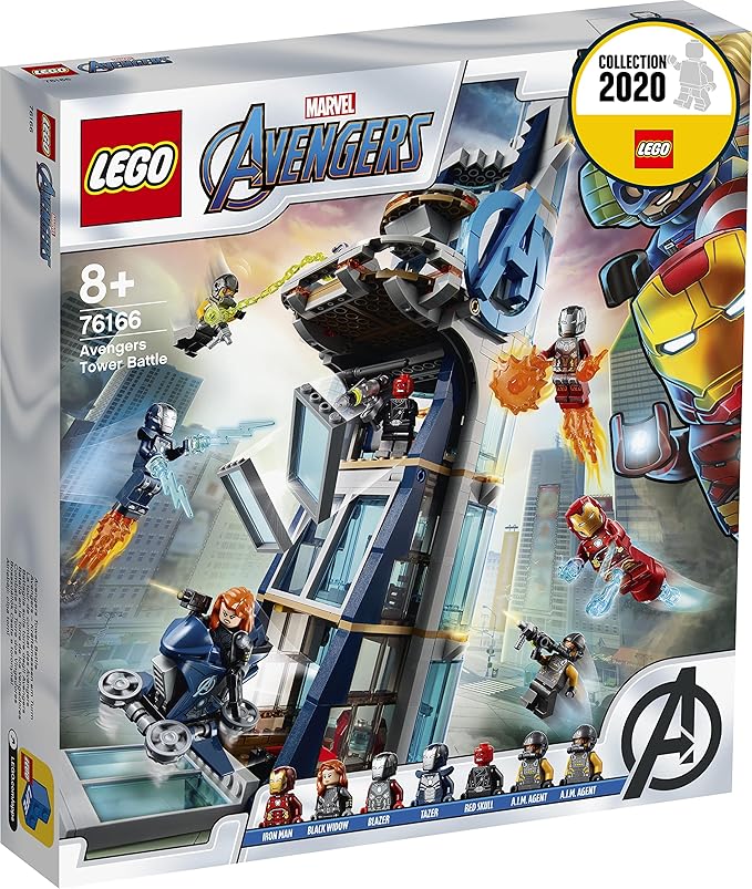 LEGO 76166 Avengers Tower Battle - Multicolor (125 Pieces)