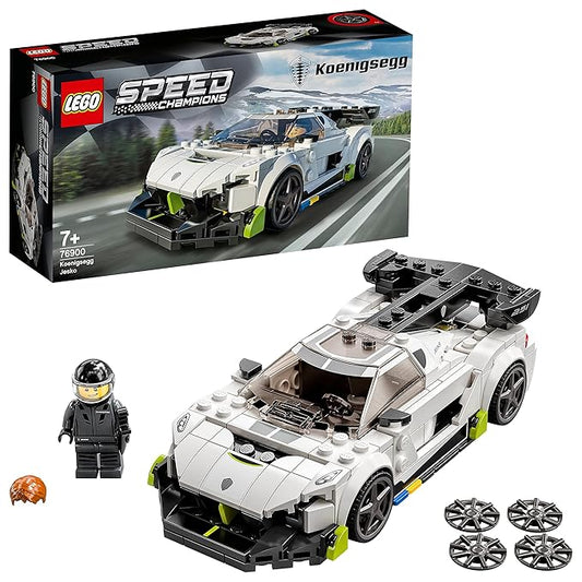 LEGO Speed Champions Koenigsegg Jesko 76900 Building Kit (280Pieces), White