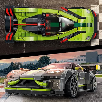 LEGO Speed Champions Aston Martin Valkyrie AMR Pro and Aston Martin Vantage GT3