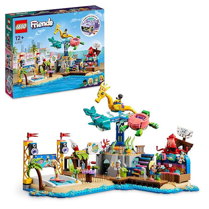 LEGO Friends Beach Amusement Park 41737 Building Toy Set (1,348 Pieces)