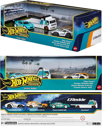 Hot Wheels Premium Collector Set - Drifting Vehicle Toy Mini Car 3 Years Old and Up HRT53
