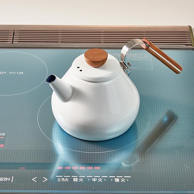 HARIO BTK-80-W Bona Tea Kettle-800ml, One Size, White