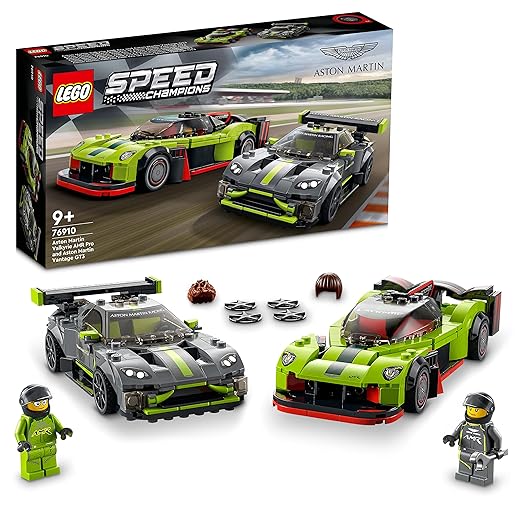 LEGO Speed Champions Aston Martin Valkyrie AMR Pro and Aston Martin Vantage GT3