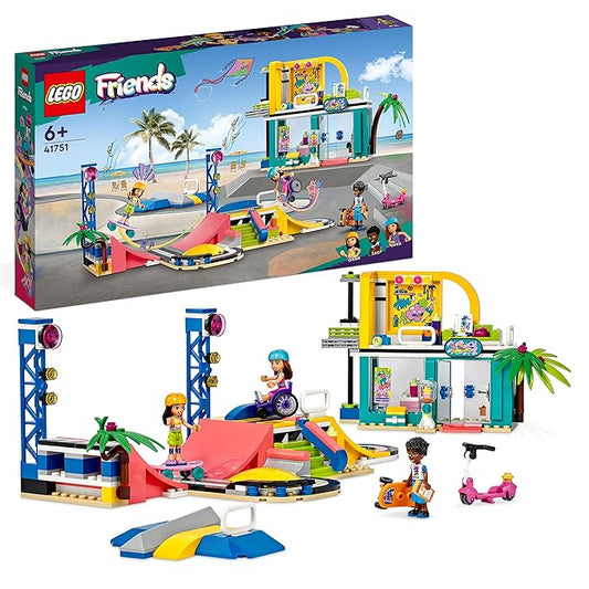 LEGO Friends Skate Park 41751 Building Toy Set (431 Pieces), Multi Color