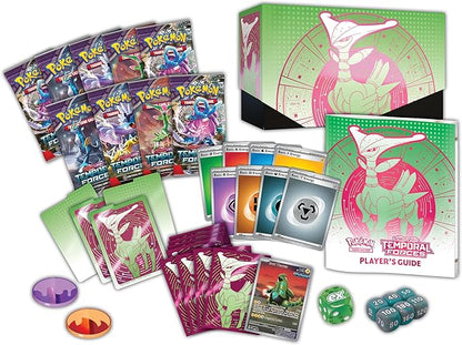 Pokemon TCG: Scarlet & Violet - Temporal Force Elite Trainer Box - Iron Leaf (1 Full Art Iron Sphere Promo Card, 9 Boosters & Premium Accessories)