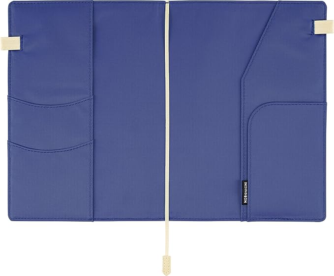 Hobonichi planner day-free (A5 size) notebook cover/BS light (blue)