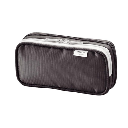 Lihit Lab Double Pen Case, Black