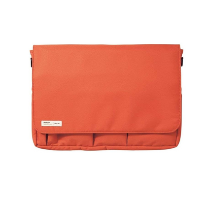 Lihit Lab Smart Fit A7577-4 Carrying Pouch, 11.7 x 8.3 Inches (A4 / 297 x 210 mm), Orange