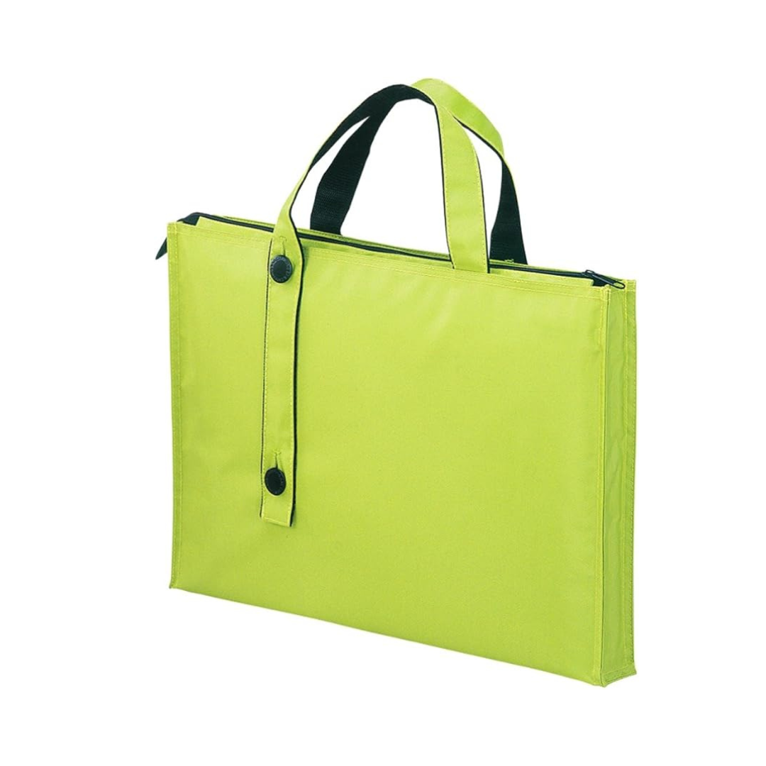 Lihit Lab A7650-6 Subbag, Learning Bag, Carrying Bag, 2.0 inches (50 mm), Yellow-Green