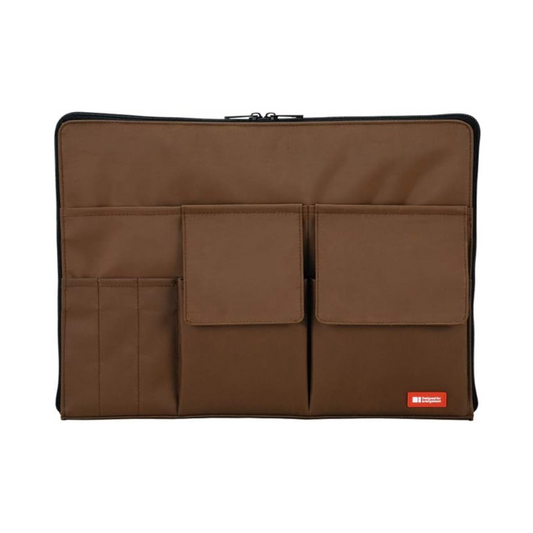 Lihit Lab A7554-9 Bag-in-Bag A4, Brown