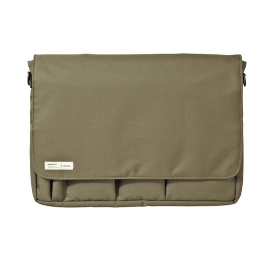 Lihit Lab Smart Fit A7577-22 Carrying Pouch, 11.7 x 8.3 inches (A4 / 297 x 210 mm), Olive