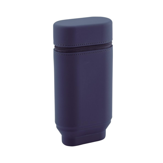 Lihit Lab  Stand Pencil Case Oval Type L Navy A7695-11