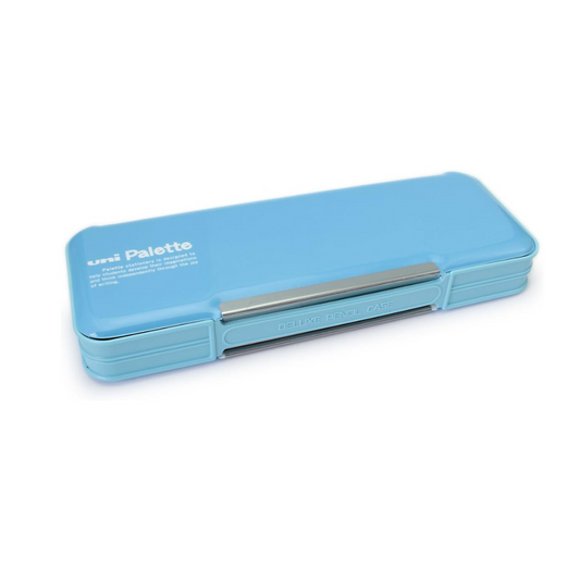 Uni Mitsubishi Pencil  Case Uni Palette Double Opening Light Blue P1000BT302