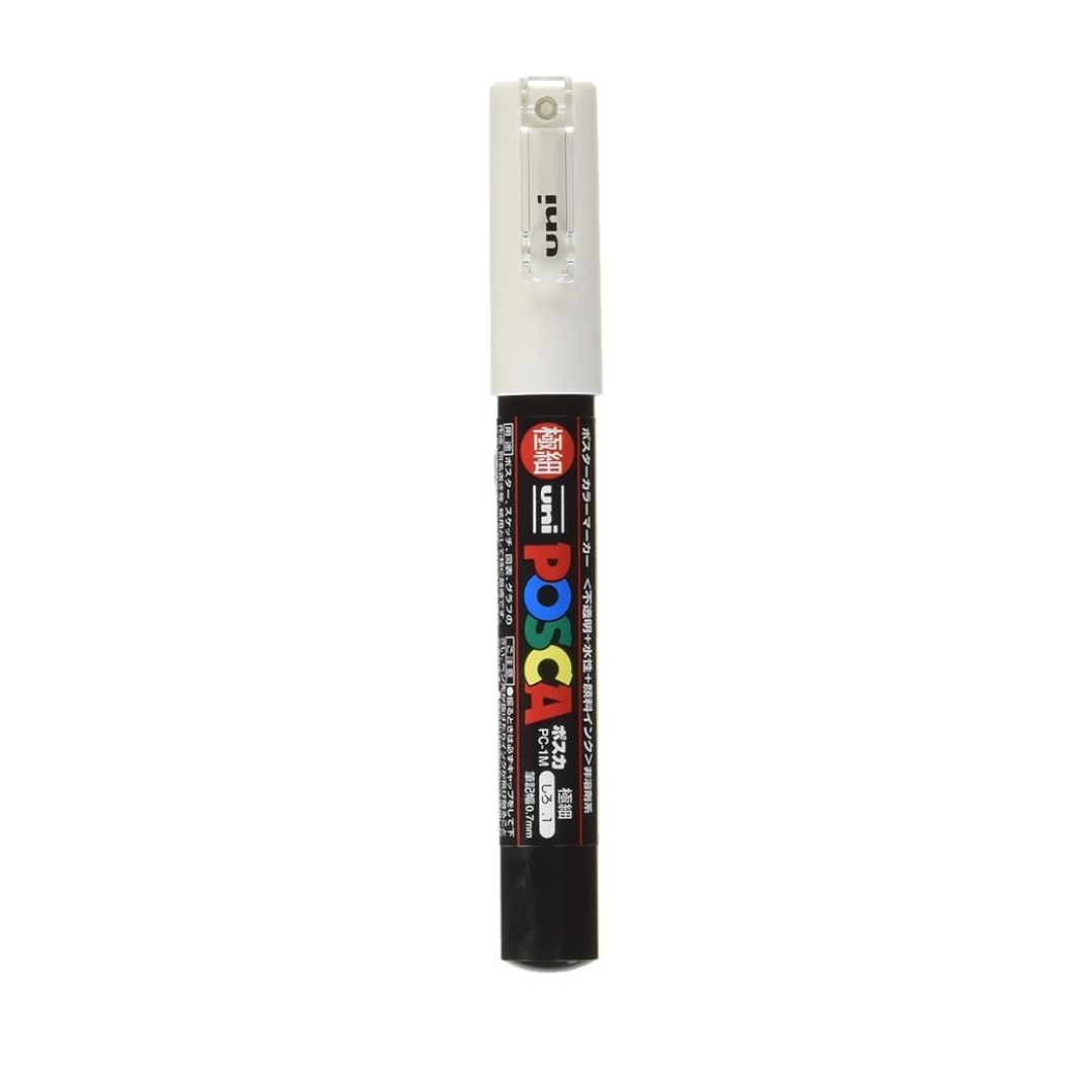 Uni Extra Fine Marker,White-New
