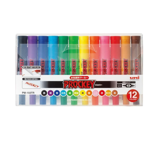 Uni Mitsubishi Pencils Prockey Twin Water-Based Marker Pens