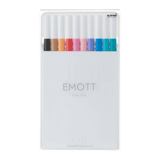 Uni mechanical Pencils Water-Based Pen EMOTT 10 Color PEM-SY10C No 2