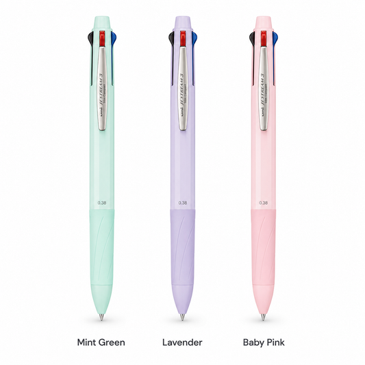 Uni Jetstream Slim Compact 3-Colour Ballpoint Pen – 0.38 mm