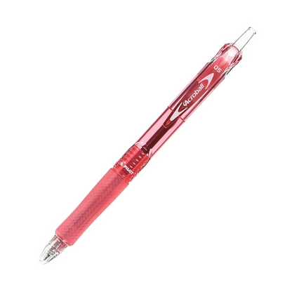 Pilot Acroball 150, Knock Ballpoint Pen, Extra Fine, Pink Body (BAB-15EF-PB