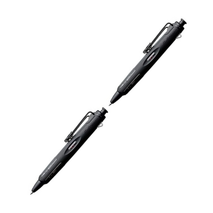 Tombow Pressurized Permanent Ballpoint Pen (Can Write on Wet Paper/Back), Air Press to Squeeze Ink 0.7, Full Black BC-AP52