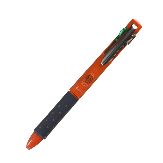 TOMBOW 4-color Ballpoint Pen Reporter Smart 4 0.5 Black, Red, Green, Orange Body BC-FRLE54