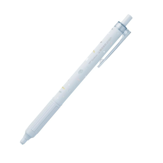Tombow Pencil Permanent Ballpoint Pen Monograph Light Sheer Stone Pattern 0.5mm Black Ink BC-MGLE (Powder Blue)