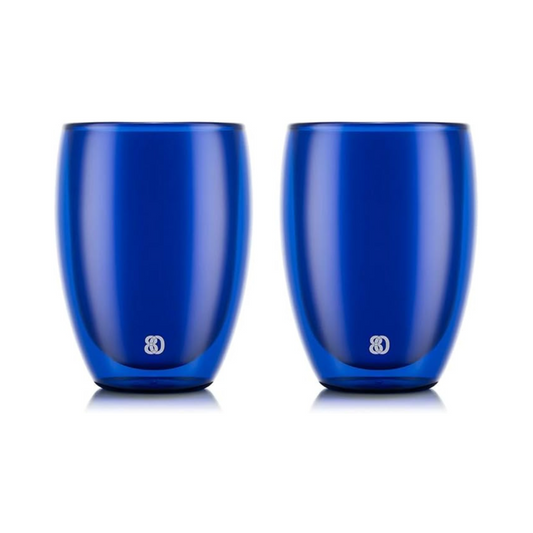 Bodum  4559-570-80 Bodum Glass Cup Tumbler Pavina  Double Wall Glass, 11.8 fl oz (350 ml)