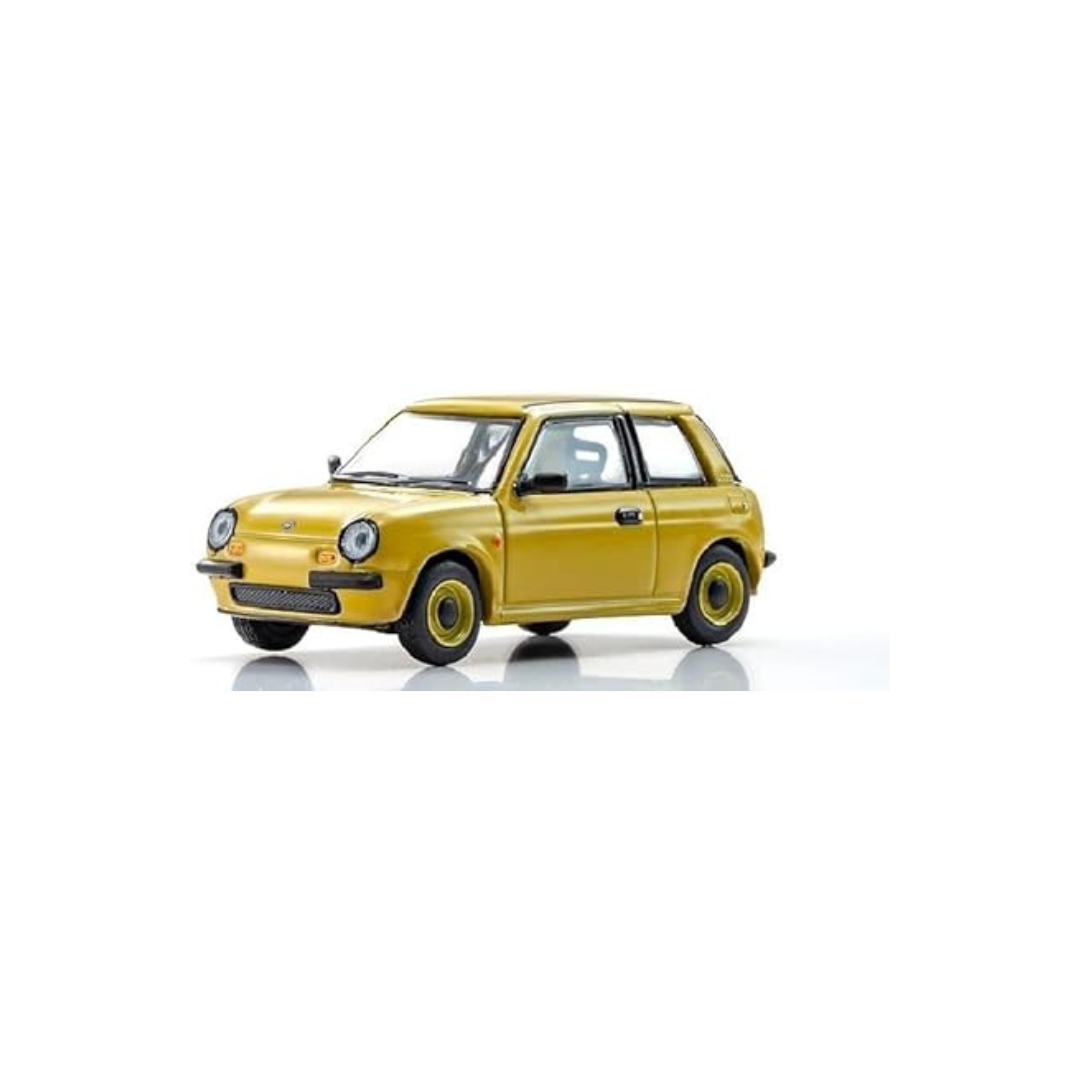 Kyosho 1/64 Nissan Be-1 Mini Car 1987 (Yellow)