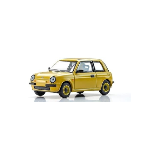 Kyosho 1/64 Nissan Be-1 Mini Car 1987 (Yellow)