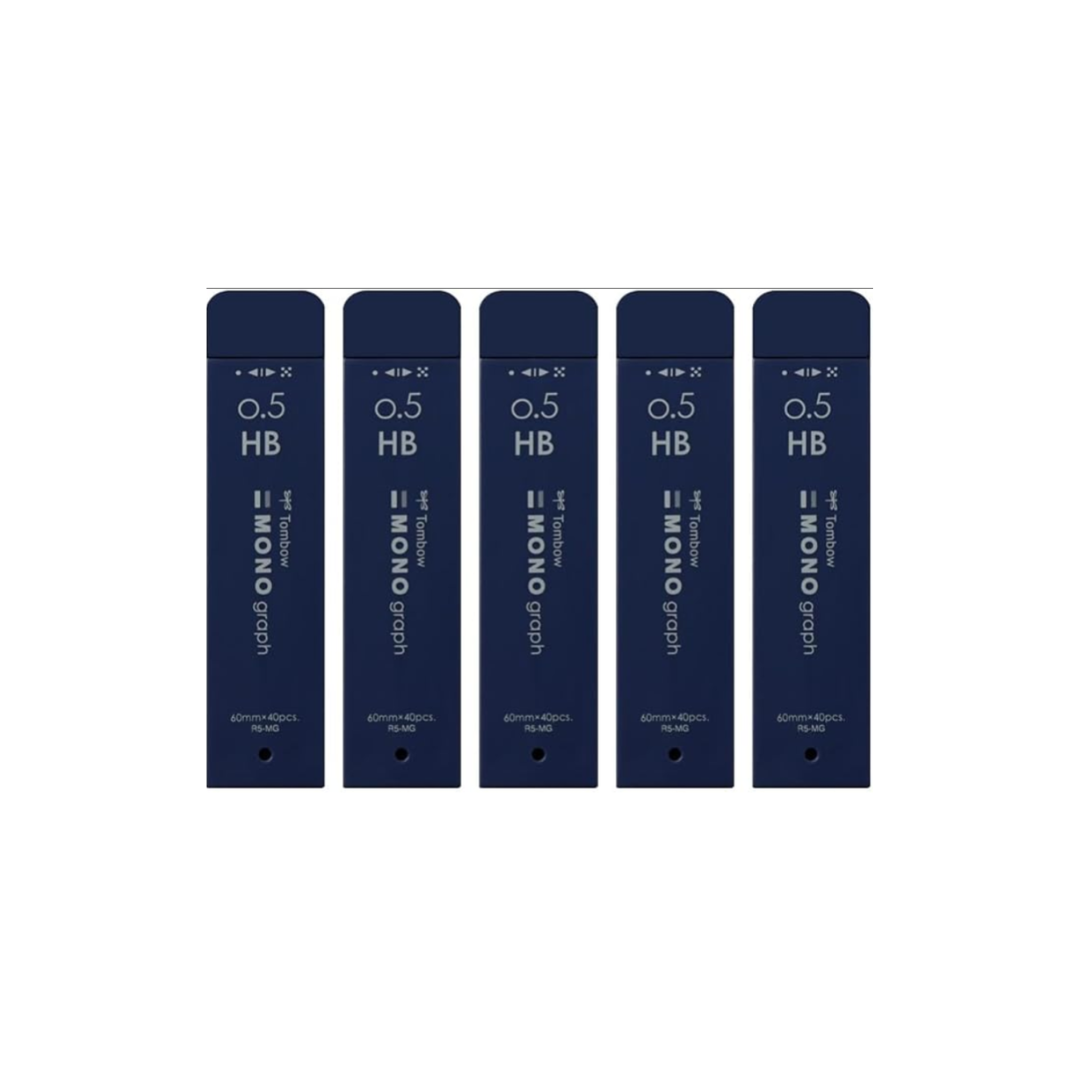 Tombow MONO Monogram MG 0.5mm HB Navy R5-MGHB42-5P