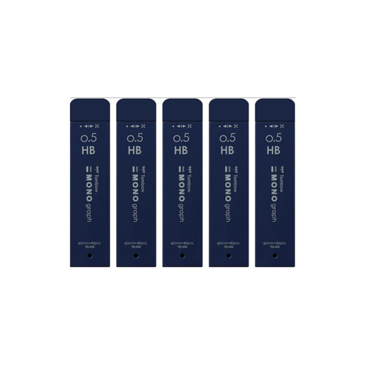 Tombow MONO Monogram MG 0.5mm HB Navy R5-MGHB42-5P