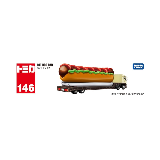 Takara Tomy Tomica Long Type Tomica No. 146 Hot Dog Car, Mini Toy Car, Ages 3 and Up